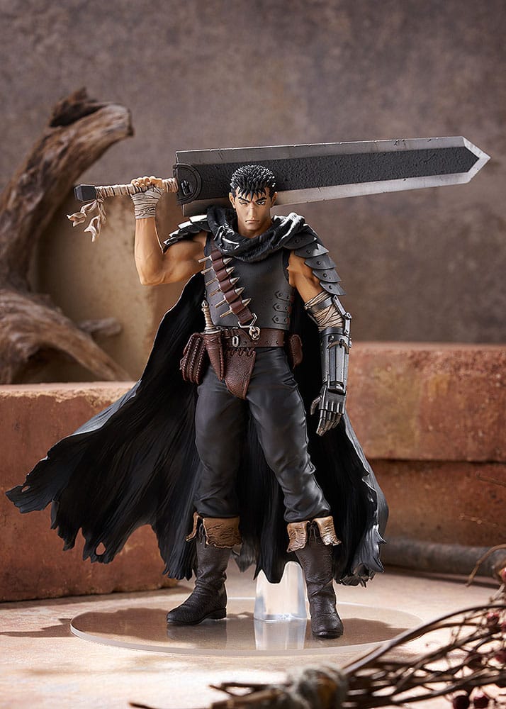 Berserk Pop Up Parade L PVC Statue Guts (Black Swordsman) 22 cm - Severely damaged packaging