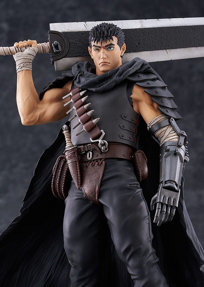 Berserk Pop Up Parade L PVC Statue Guts (Black Swordsman) 22 cm - Severely damaged packaging