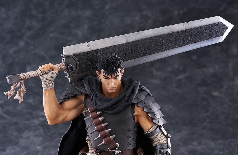 Berserk Pop Up Parade L PVC Statue Guts (Black Swordsman) 22 cm - Severely damaged packaging