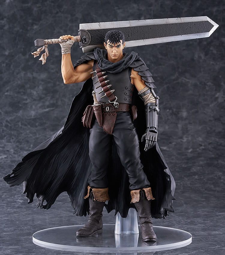 Berserk Pop Up Parade L PVC Statue Guts (Black Swordsman) 22 cm - Severely damaged packaging