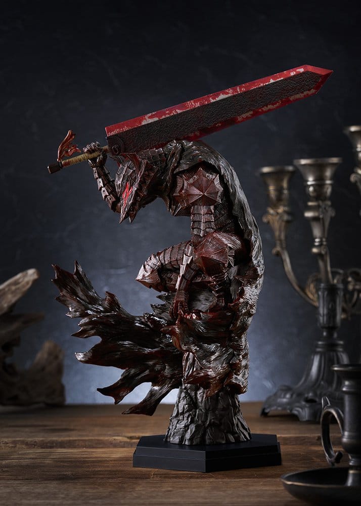 Berserk Pop Up Parade PVC Figure Guts (Berserker Armor): Bloody Paint Ver. L Size 28 cm