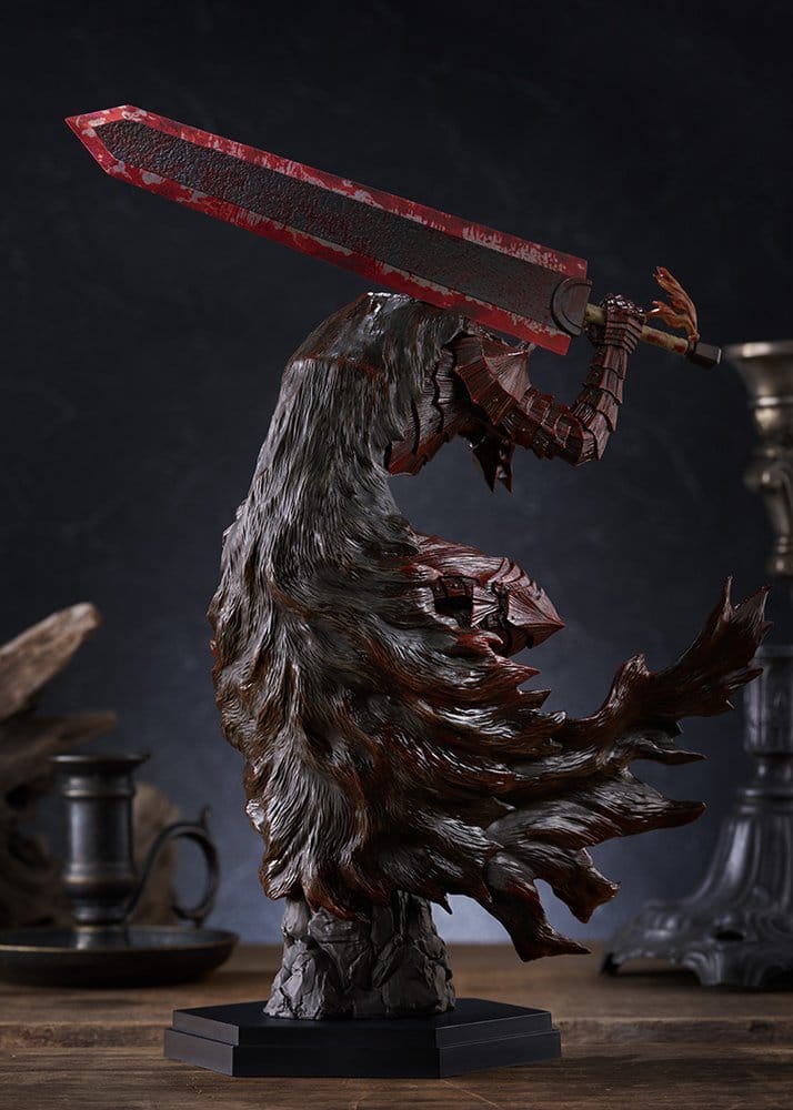 Berserk Pop Up Parade PVC Figure Guts (Berserker Armor): Bloody Paint Ver. L Size 28 cm