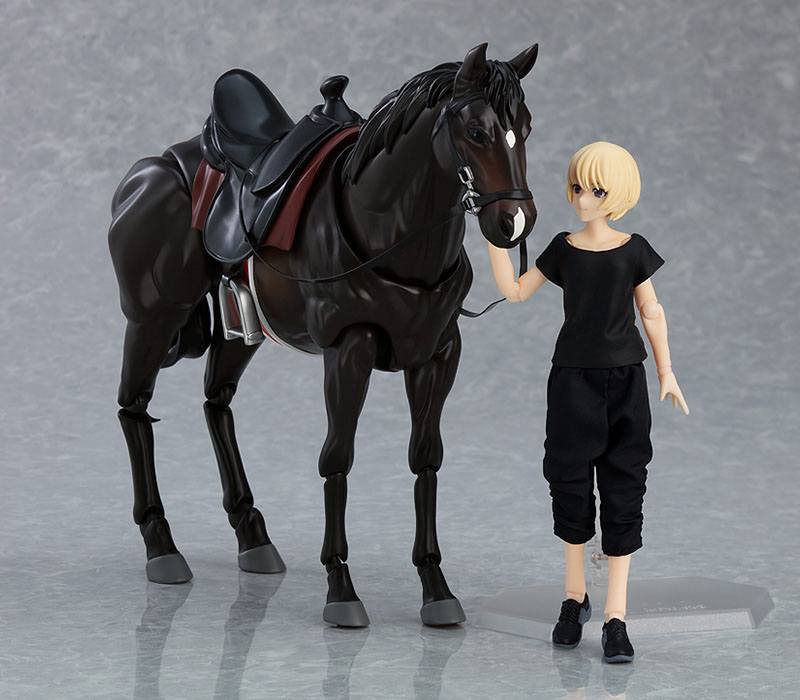 Original Character Figma Action Figure Horse ver. 2 (Dark Bay) 19 cm
