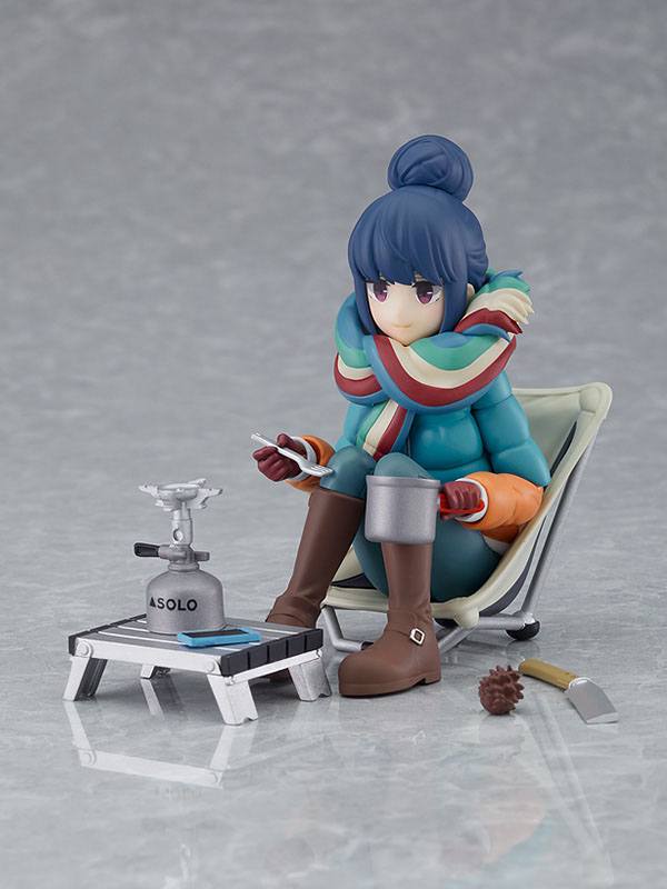 Laid-Back Camp Figma Action Figure Rin Shima DX Edition 13 cm