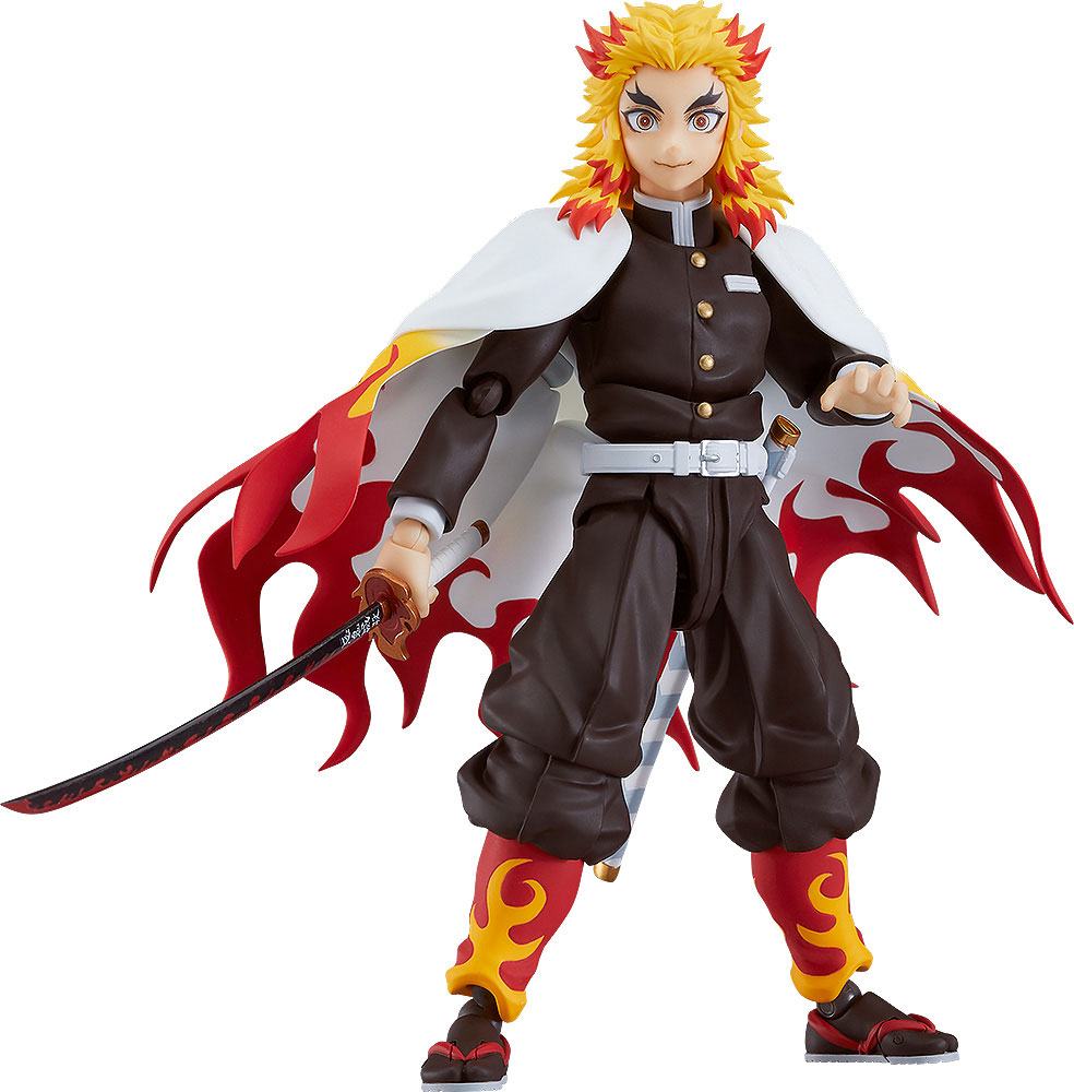 Demon Slayer: Kimetsu no Yaiba Figma Action Figure Kyojuro Rengoku (re-run) 15 cm