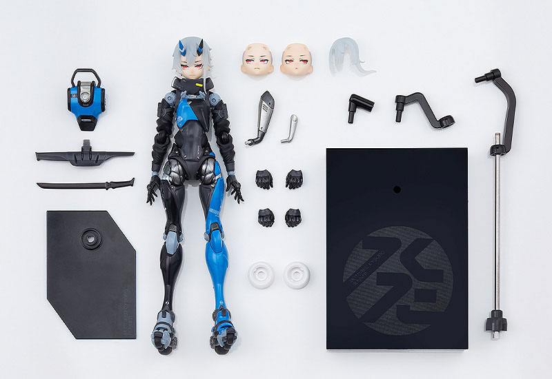 Shojo-Hatsudoki Diecast / PVC Action Figure Motored Cyborg Runner SSX_155 Techno Azur 17 cm