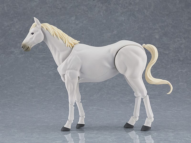 Original Character Figma Action Figure Wild Horse (White) 19 cm