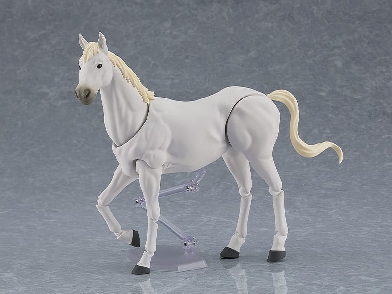 Original Character Figma Action Figure Wild Horse (White) 19 cm