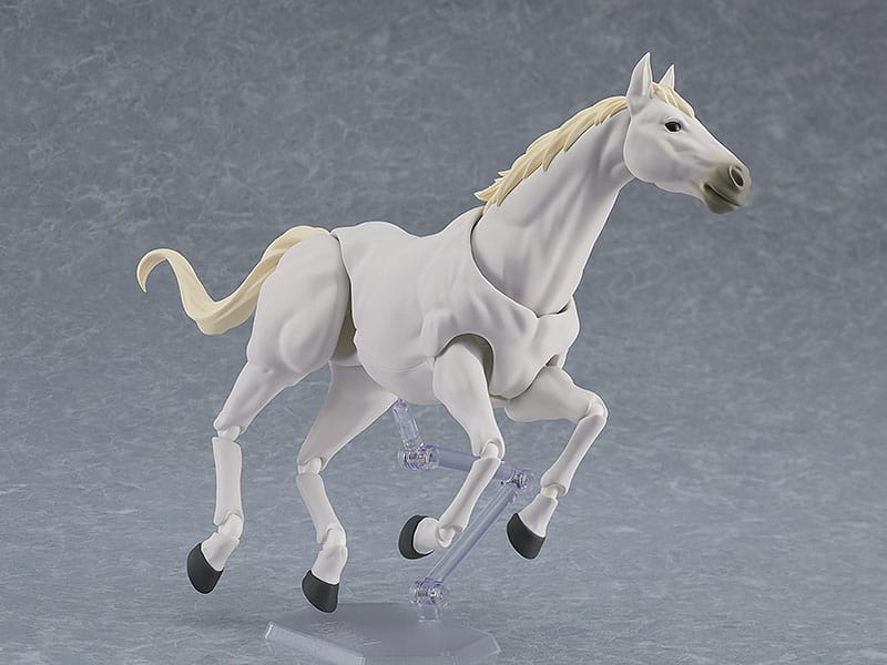 Original Character Figma Action Figure Wild Horse (White) 19 cm