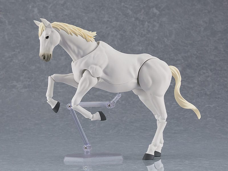 Original Character Figma Action Figure Wild Horse (White) 19 cm