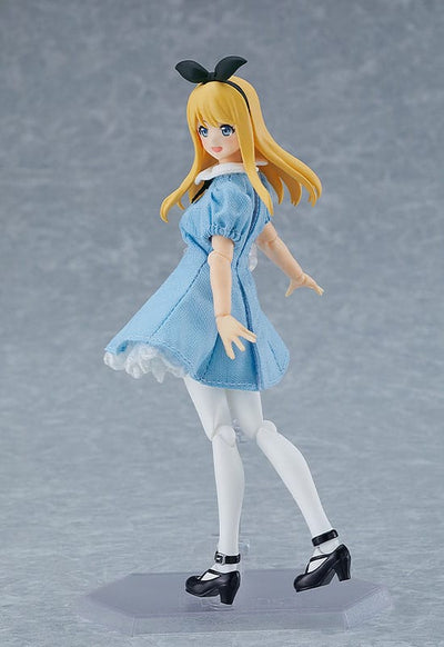 Original Character Figma Action Figure Female Body (Alice) with Dress and Apron Outfit 13 cm