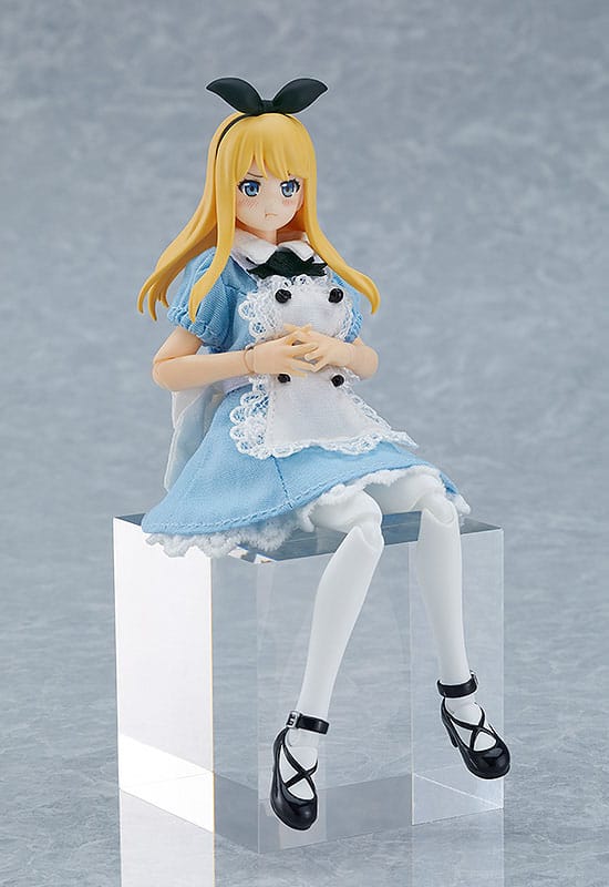 Original Character Figma Action Figure Female Body (Alice) with Dress and Apron Outfit 13 cm