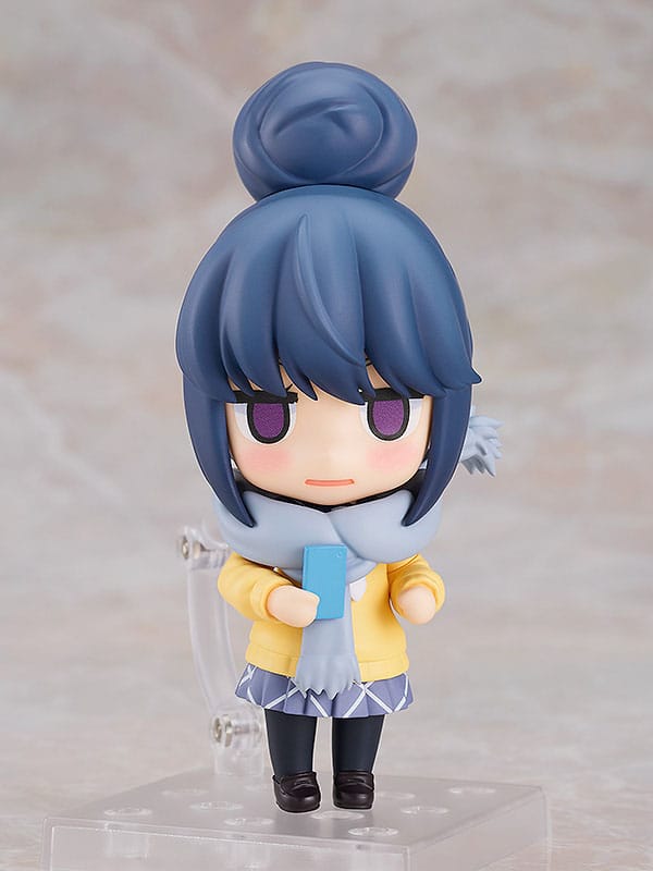 Laid-Back Camp Action Figure Nadeshiko Rin Shima: School Uniform Ver. 10 cm