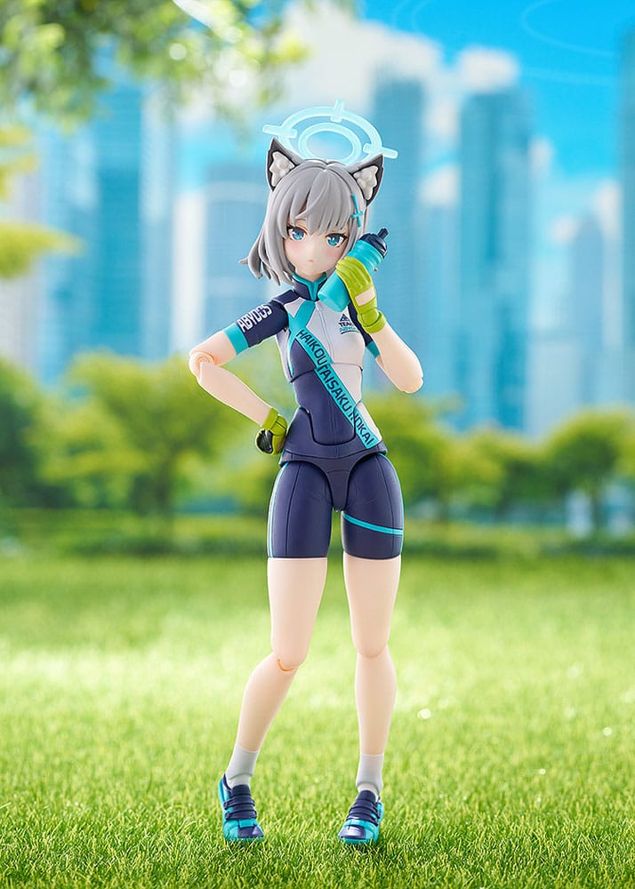 Blue Archive Figma Action Figure Shiroko Sunaookami Cycling 15 cm