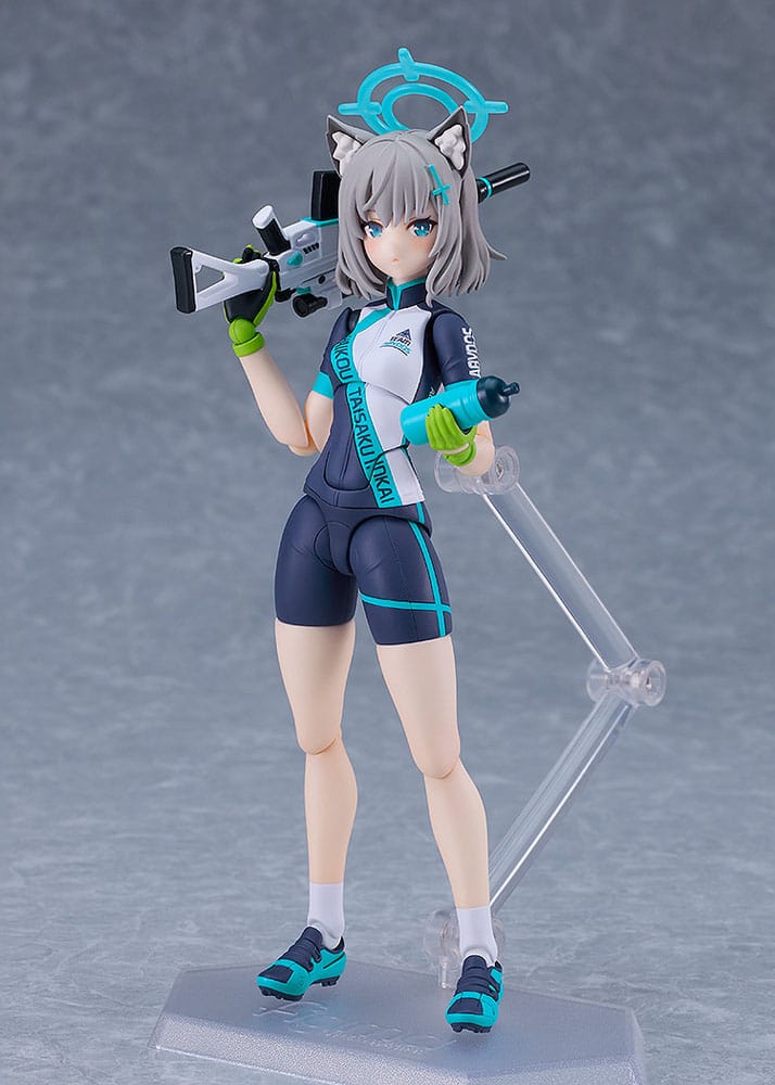 Blue Archive Figma Action Figure Shiroko Sunaookami Cycling 15 cm