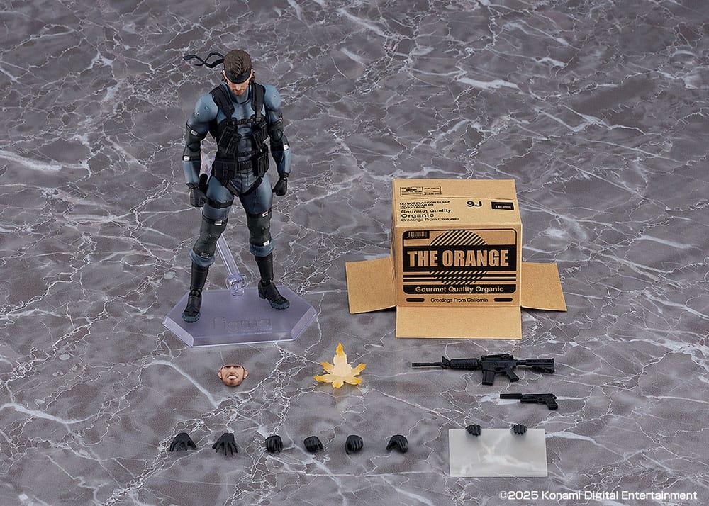 Metal Gear Solid 2: Sons of Liberty Figma Action Figure Solid Snake MGS2 Ver. Updated Edition 16 cm