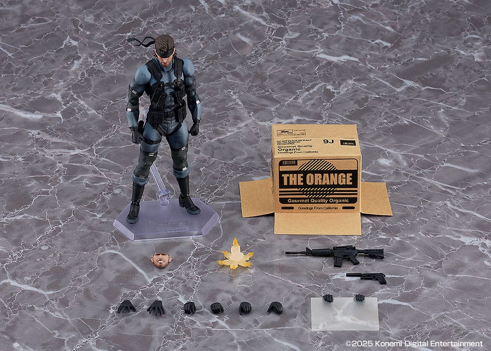 Metal Gear Solid 2: Sons of Liberty Figma Action Figure Solid Snake MGS2 Ver. Updated Edition 16 cm  - Damaged packaging