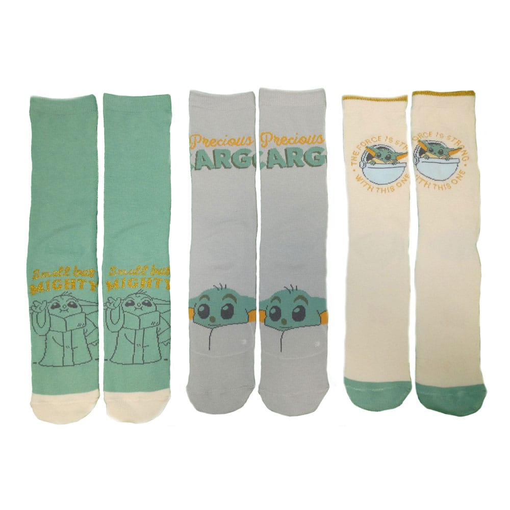 Star Wars The Mandalorian Socks 3-Pack Grogu L-XL