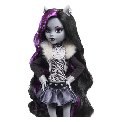 Monster High Reel Drama Doll Clawdeen Wolf in Black And White
