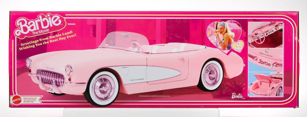 Barbie The Movie Vehicle Pink Corvette Convertible