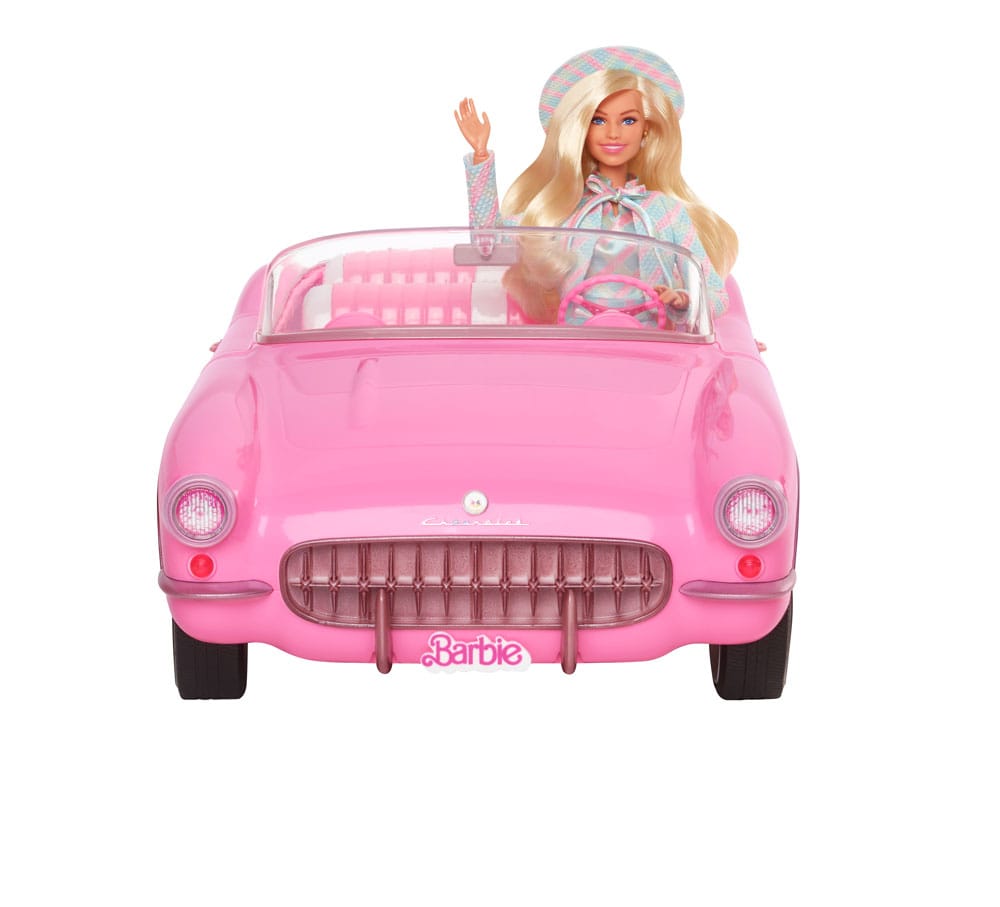 Barbie The Movie Vehicle Pink Corvette Convertible