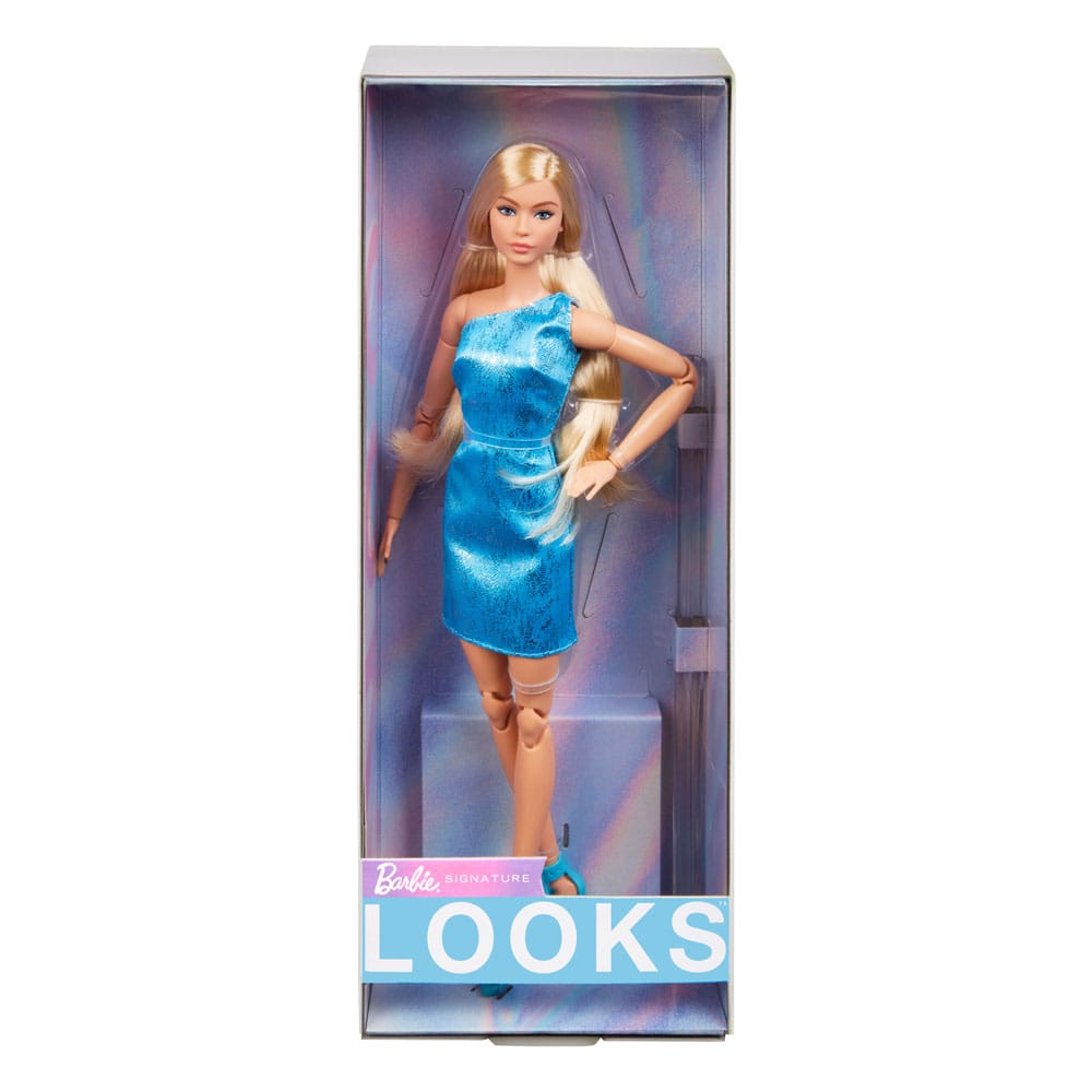 Barbie Signature Barbie Looks Doll Model #23 Blonde, Blue Dress