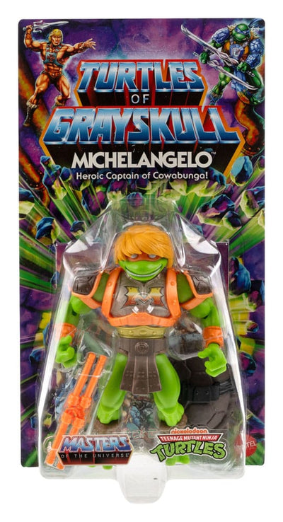 MOTU x TMNT: Turtles of Grayskull Action Figure Michelangelo 14 cm