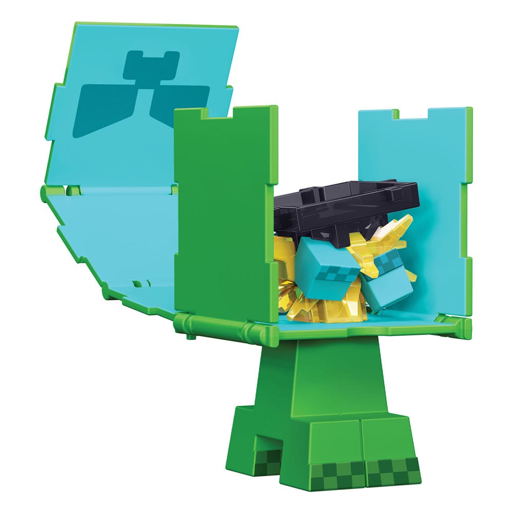 Minecraft Flippin Action Figure Creeper &amp; Charged Creeper