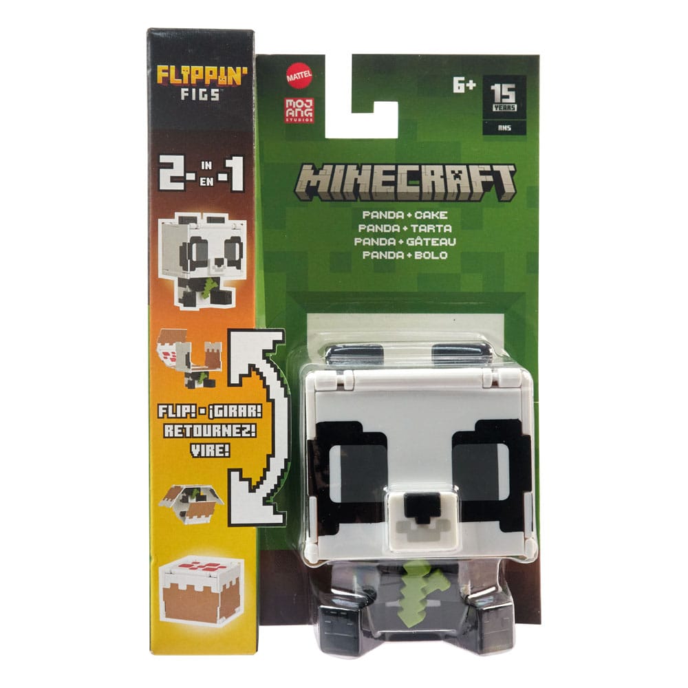 Minecraft Flippin Action Figure Panda &amp; Cake