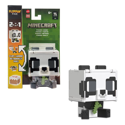 Minecraft Flippin Action Figure Panda &amp; Cake