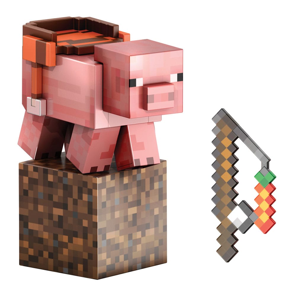 Minecraft Diamond Level Action Figure Pig 14 cm