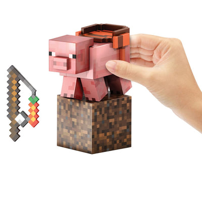 Minecraft Diamond Level Action Figure Pig 14 cm