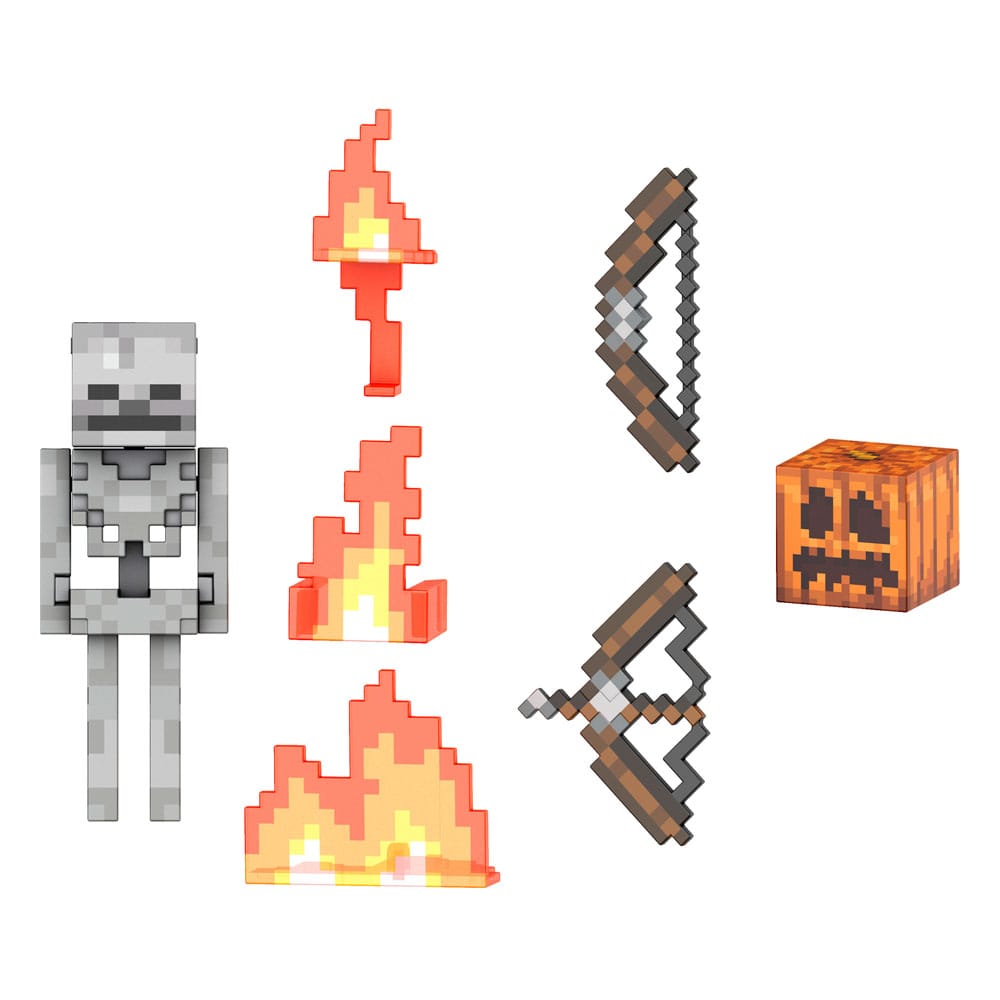 Minecraft Diamond Level Action Figure Skeleton 14 cm