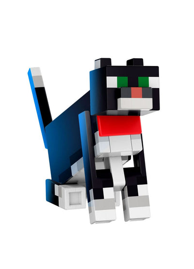 Minecraft Diamond Level Action Figure Tuxedo Cat 14 cm