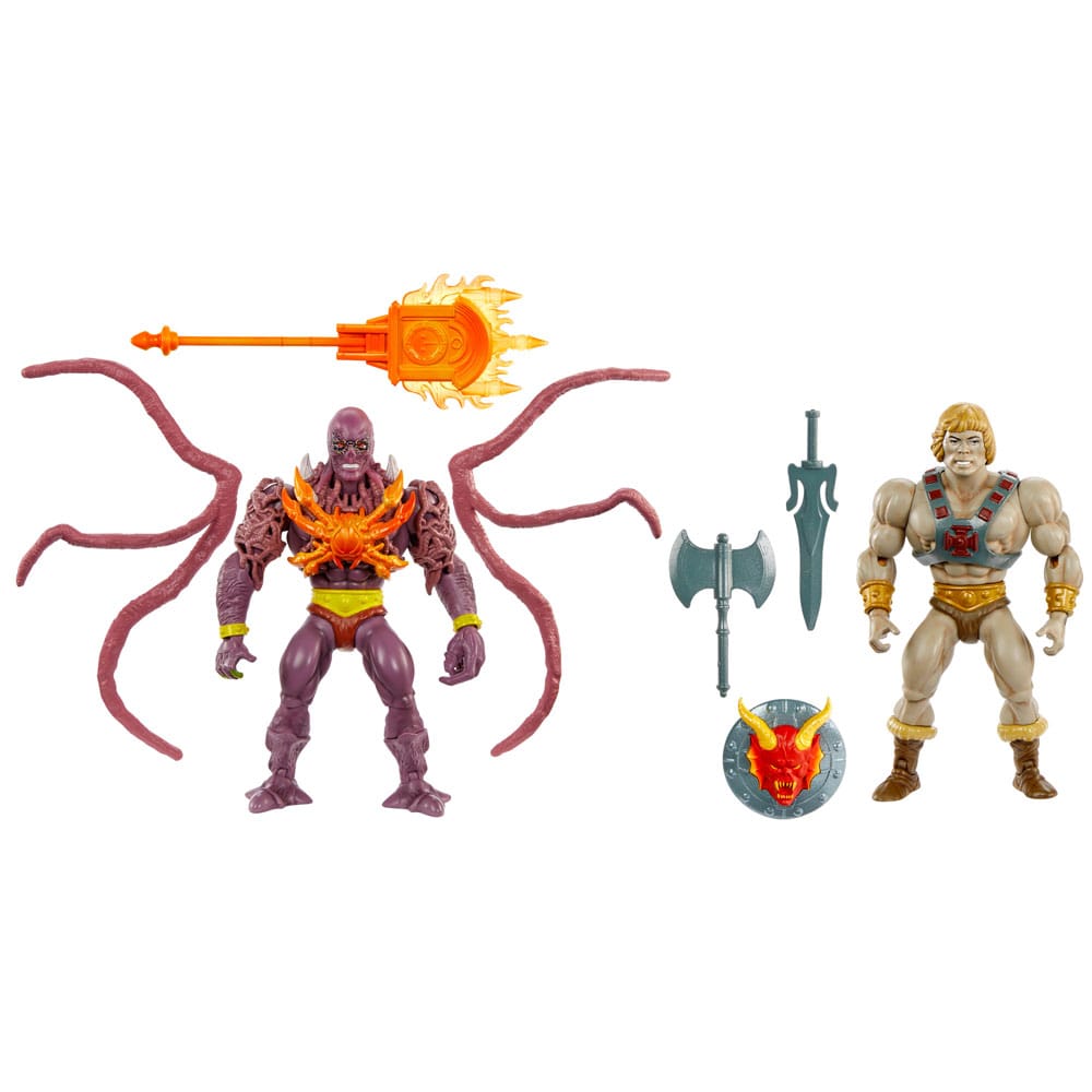 Masters of the Universe x Stranger Things Origins Action Figure 2-Pack He-Man &amp; Vecna ​​14 cm