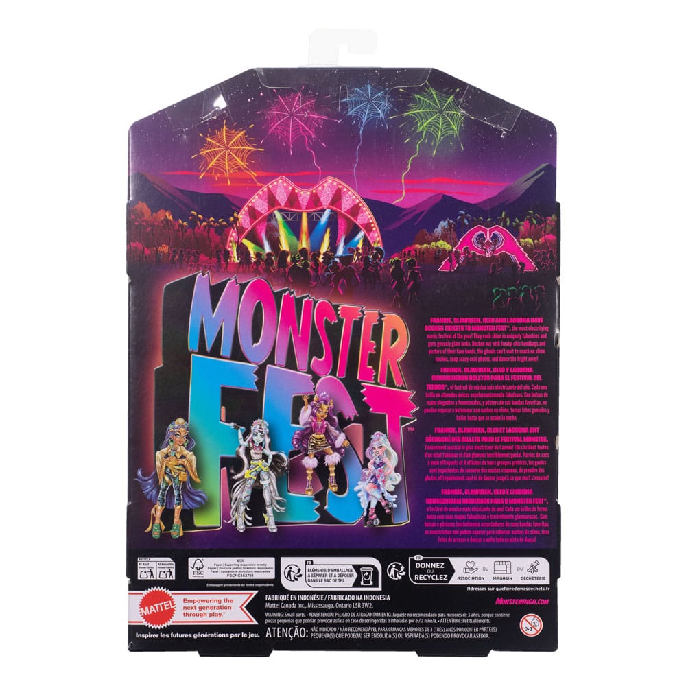 Monster High Doll Clawdeen Wolf Monster Fest 25 cm