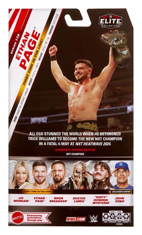 WWE Elite Collection Action Figure Ethan Page 15 cm