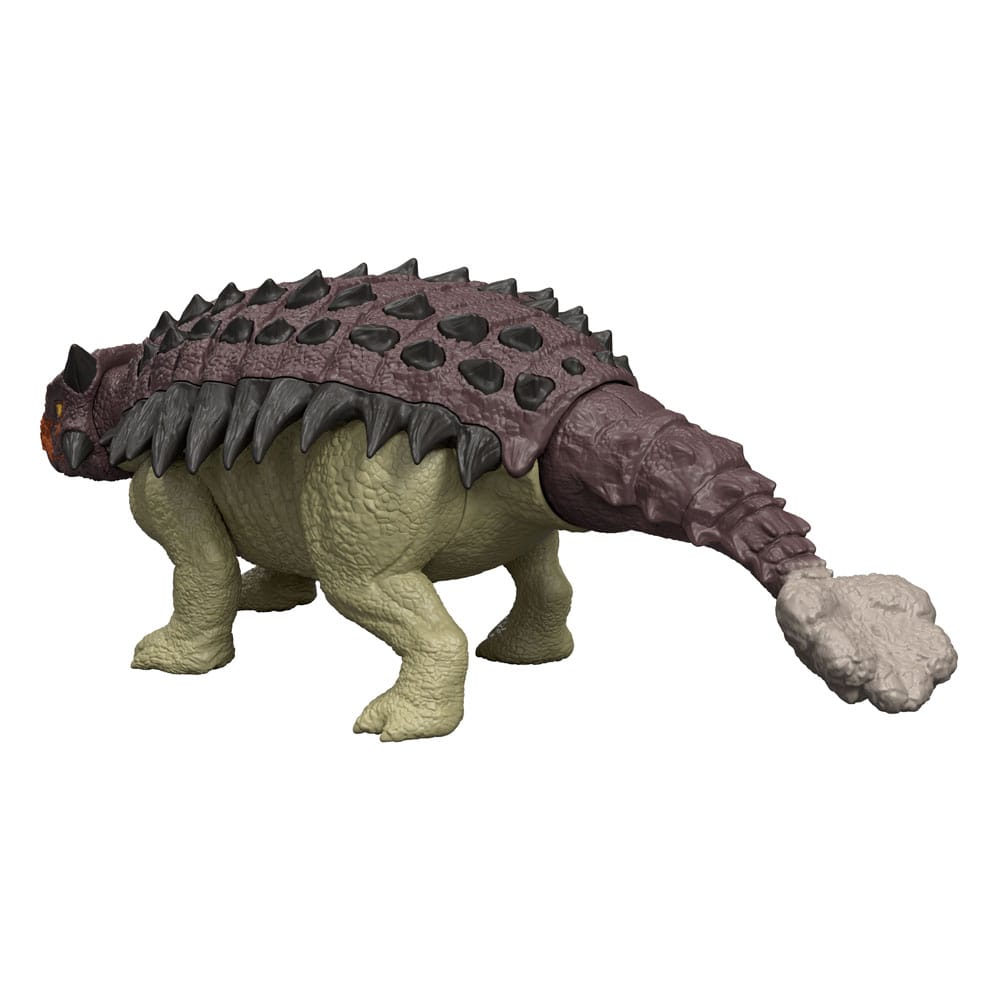 Jurassic World Rebirth Action Figure with Sound Wild Roar Ankylosaurus 7 cm