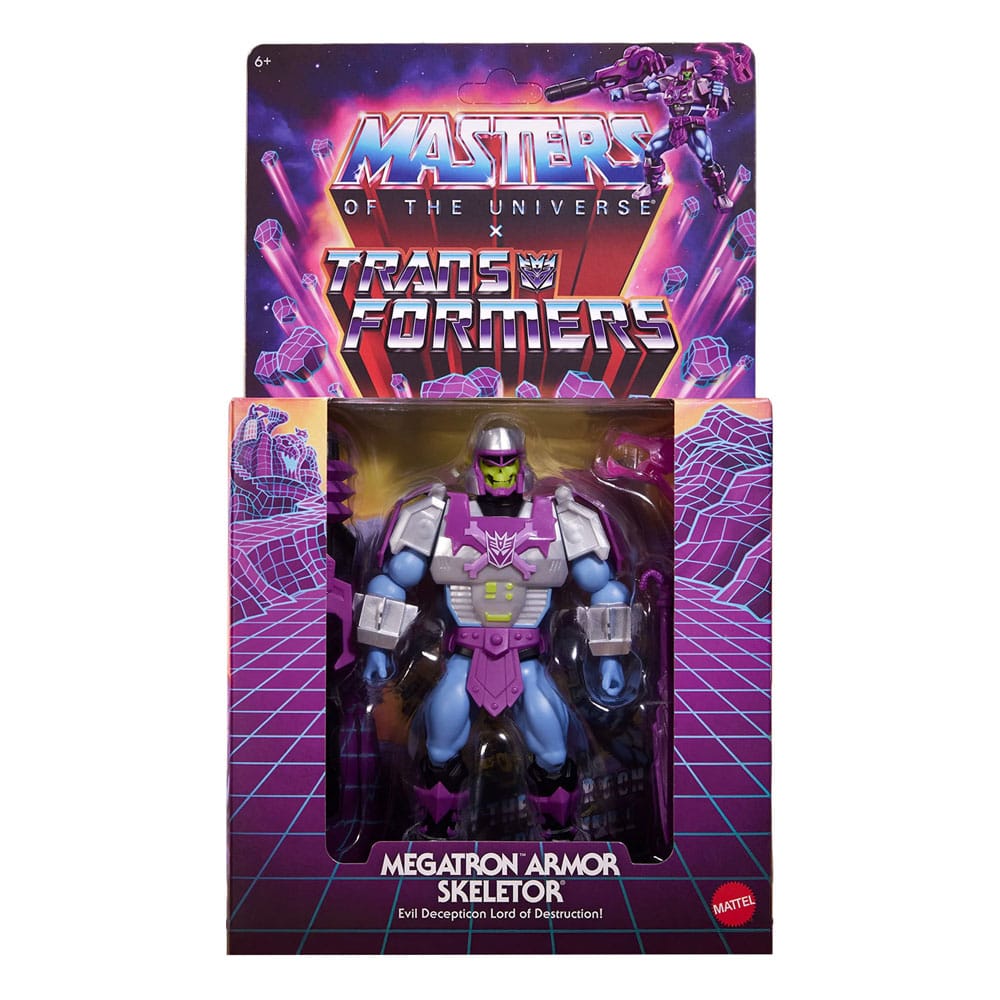 Masters of the Universe x Transformers Action Figure Megatron Armor Skeletor heo European Exclusive 14 cm - Damaged packaging