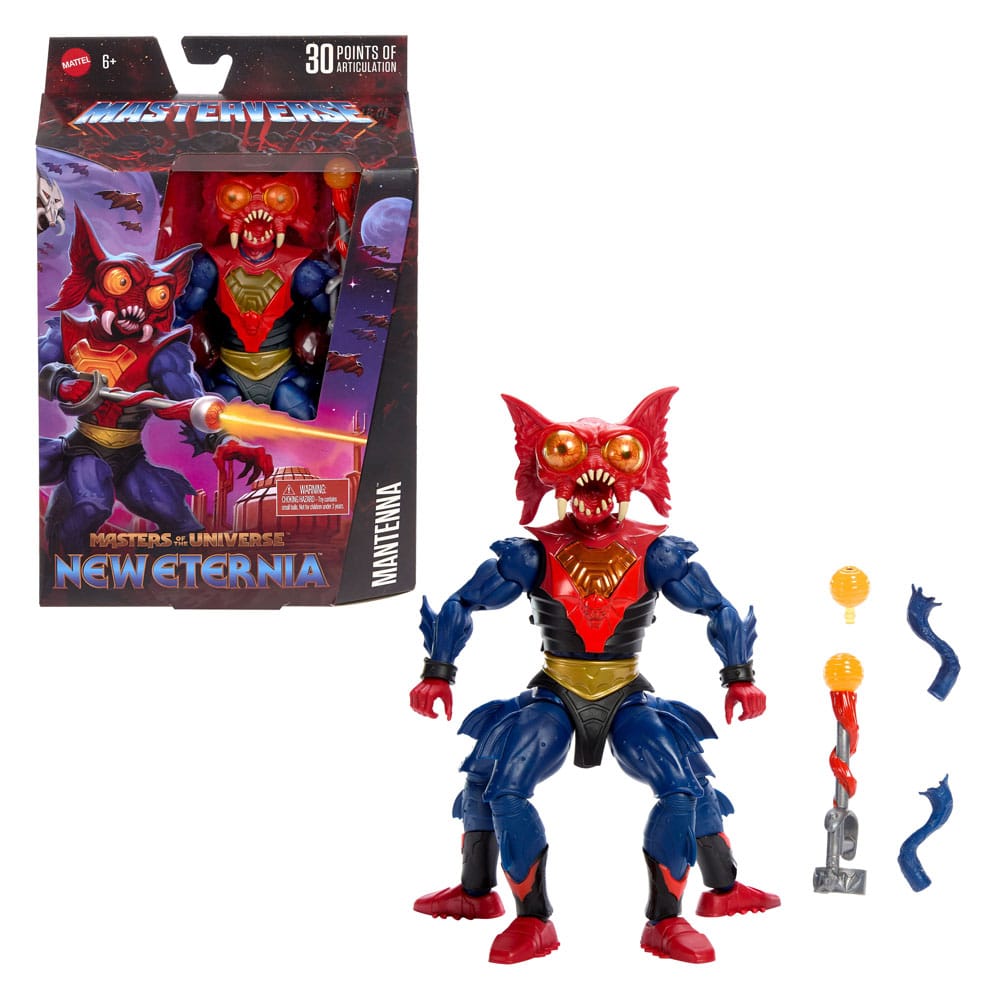 Masters of the Universe: New Eternia Masterverse Action Figure Mantenna 18 cm - Damaged packaging