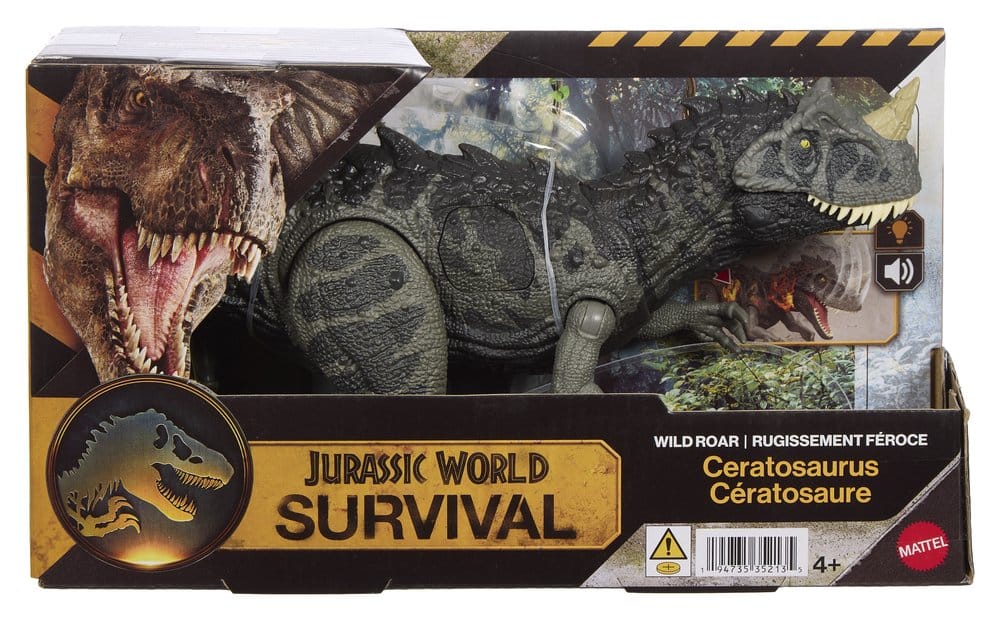 Jurassic World: Survival Action Figure Wild Roar Ceratosaurus