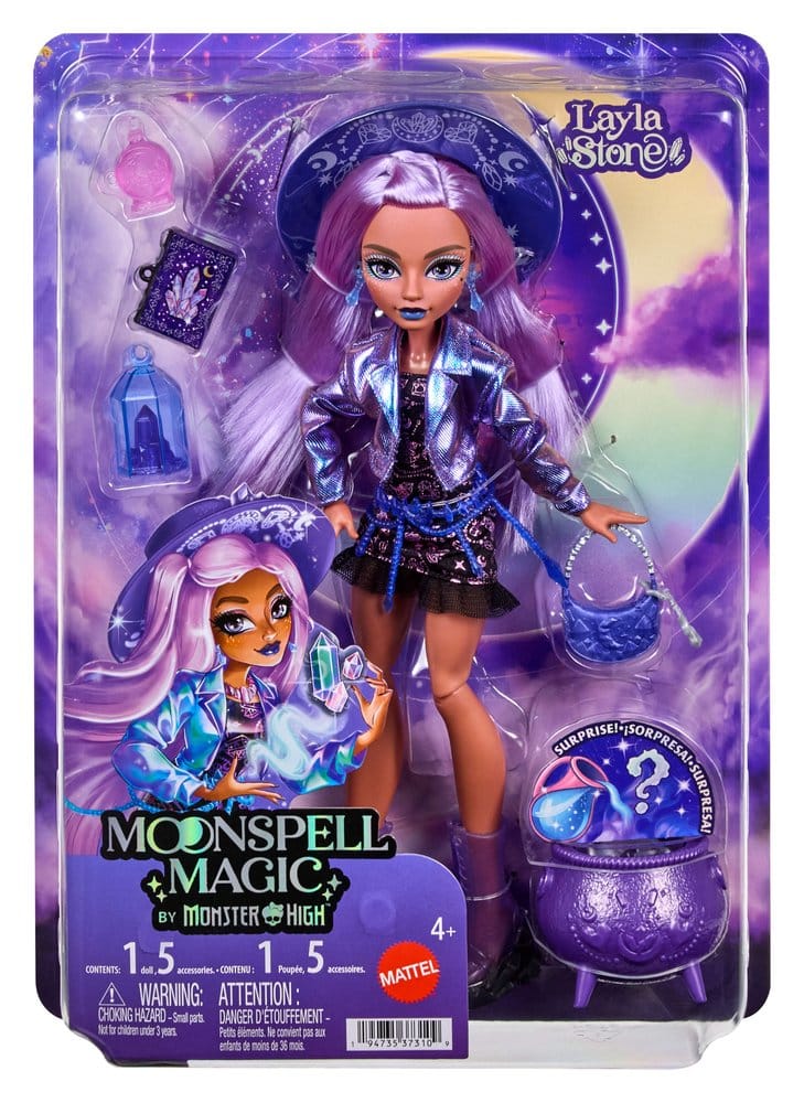 Monster High Moonspell Magic Doll Layla Stone