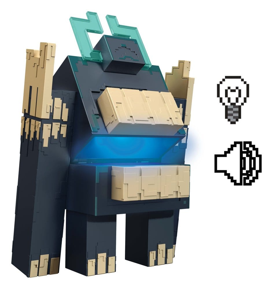 Minecraft Dungeons II Action Figure with Light and Sound Twisted Warden