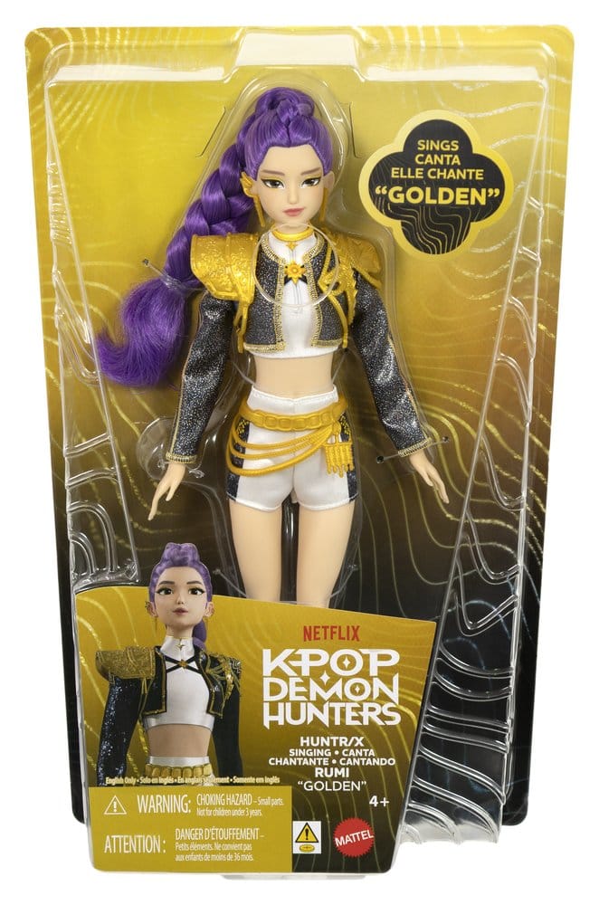 KPop Demon Hunters Singing Doll Huntrix Rumi (Golden)