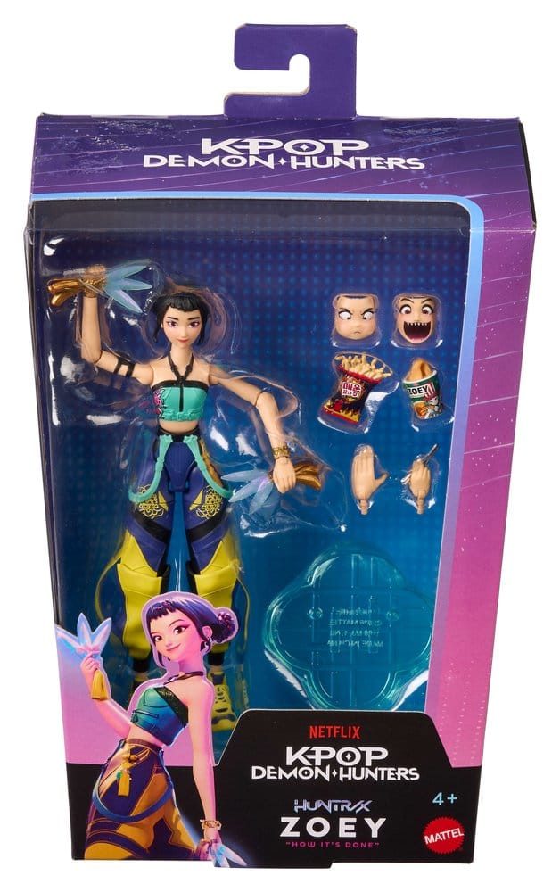 KPop Demon Hunters Action Figure Huntrix Zoey (How It's Done) 14 cm - Damaged packaging