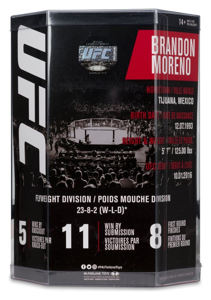 UFC Posed PVC Statue Brandon Moreno 16 cm
