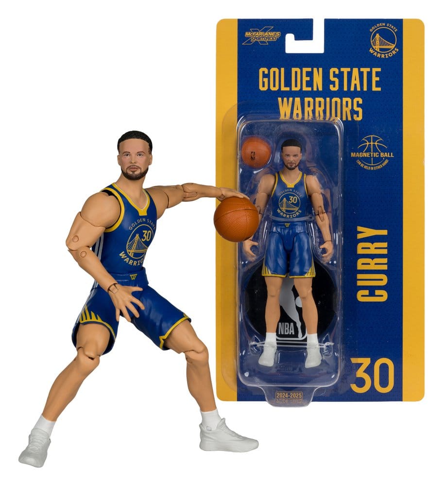 NBA SportsPicks Action Figure Stephen Curry (Golden State Warriors) 15 cm