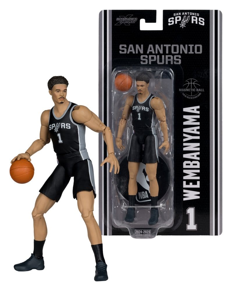 NBA SportsPicks Action Figure Victor Wembanyama (San Antonio Spurs) 17 cm