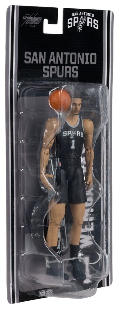 NBA SportsPicks Action Figure Victor Wembanyama (San Antonio Spurs) 17 cm - Damaged packaging
