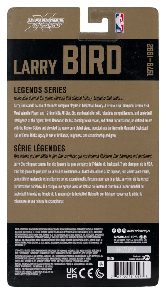 NBA Legends Series Action Figure Larry Bird (Boston Celtics) 15 cm